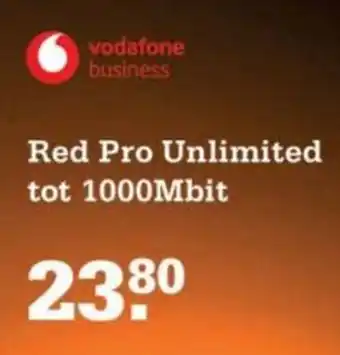 Telecombinatie Red Pro Unlimited tot 1000Mbit aanbieding
