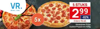 Butlon Steenoven Pizza Dubbel Pepperoni aanbieding