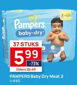 Butlon Pampers Baby Dry Maat 2 aanbieding