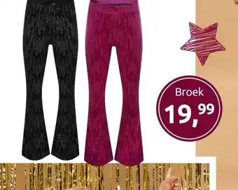 Tuunte Broek vpersival_cerise aanbieding