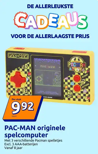Action PACMAN originele spelcomputer aanbieding