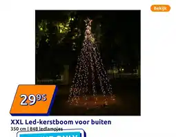Action XXL Led-kerstboom voor buiten aanbieding
