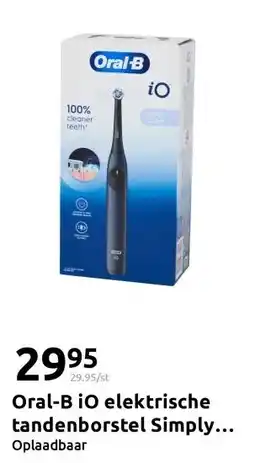 Action Oral-B iO elektrische tandenborstel Simply Clean aanbieding
