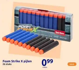 Action Foam Strike X pijlen aanbieding
