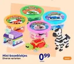 Action Mini-bouwblokjes aanbieding