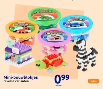 Action Mini-bouwblokjes aanbieding