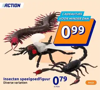 Action Insecten speelgoedfiguur aanbieding