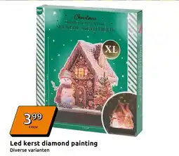 Action Led kerst diamond painting aanbieding