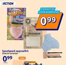 Action Speelgoed opgraafkit aanbieding