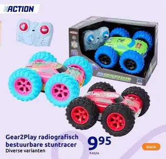 Action Gear2Play radiografisch bestuurbare stuntracer aanbieding