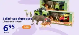 Action Safari-speelgoedset aanbieding