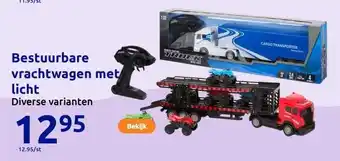 Action Bestuurbare vrachtwagen met licht aanbieding