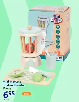 Action Mini Matters houten blender aanbieding