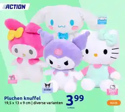Action Pluchen knuffel aanbieding