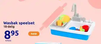 Action Wasbak speelset aanbieding