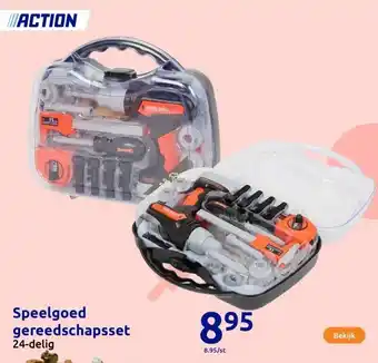 Action Speelgoed gereedschapsset aanbieding