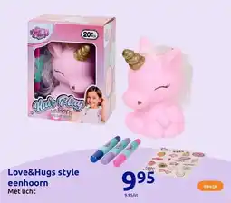 Action Love&Hugs style eenhoorn aanbieding