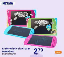 Action Elektronisch uitwisbaar tekenbord aanbieding