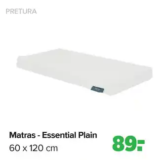 Baby-Dump Matras Essential Plain aanbieding