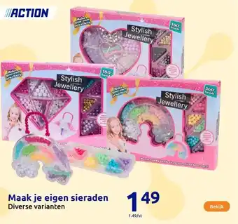 Action Maak je eigen sieraden aanbieding
