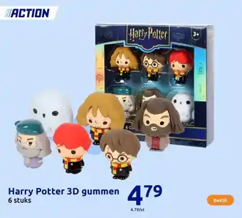 Action Harry Potter 3D gummen aanbieding