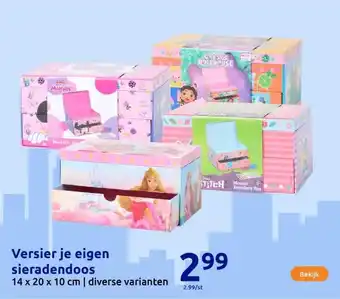 Action Versier je eigen sieradendoos aanbieding