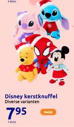 Action Disney kerstknuffel aanbieding