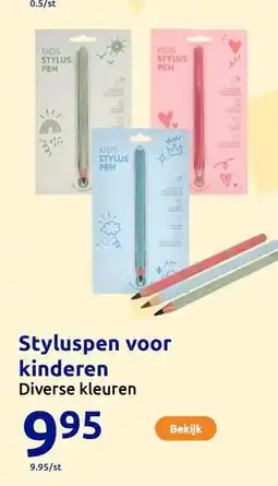 Action Styluspen voor kinderen aanbieding