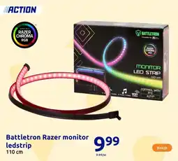Action Battletron Razer monitor ledstrip aanbieding