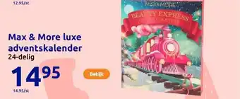 Action Max & More luxe adventskalender aanbieding