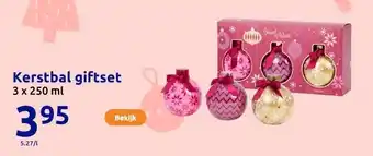 Action Kerstbal giftset aanbieding