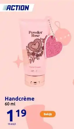 Action Handcrème aanbieding