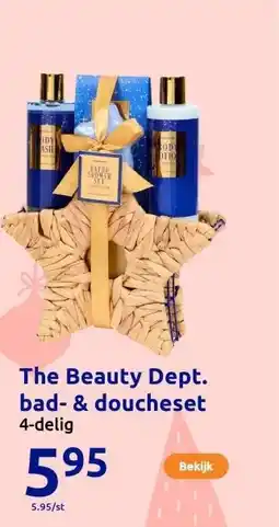 Action The Beauty Dept. bad- & doucheset aanbieding