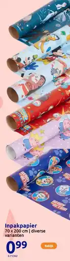 Action Inpakpapier aanbieding