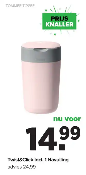 Baby-Dump Twist&Click Incl. 1 Navulling aanbieding
