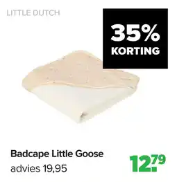 Baby-Dump Badcape Little Goose aanbieding