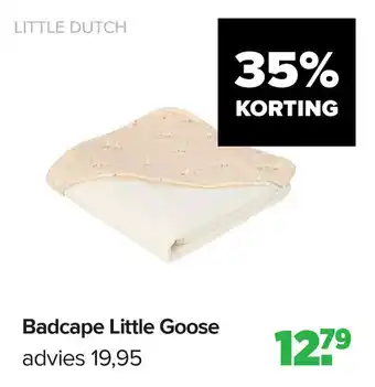 Baby-Dump Badcape Little Goose aanbieding