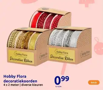 Action Hobby Flora decoratiekoorden aanbieding