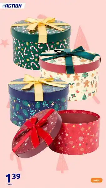 Action Kerst cadeaudoos aanbieding