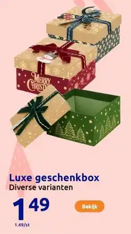 Action Luxe geschenkbox aanbieding