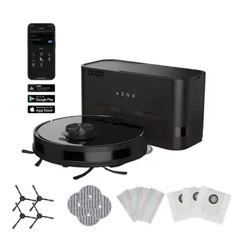 MediaMarkt AENO ARC0005S Robotstofzuiger met dweilfunctie Zwart aanbieding