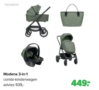 Baby-Dump Modena 3 in 1 aanbieding