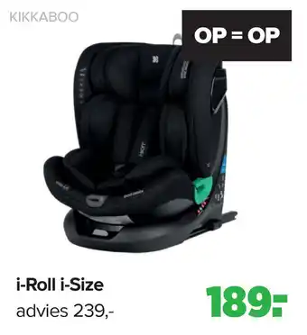 Baby-Dump i-Roll i-Size aanbieding