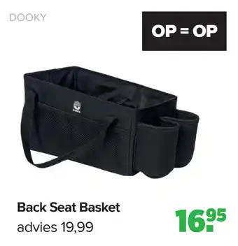 Baby-Dump Back Seat Basket aanbieding