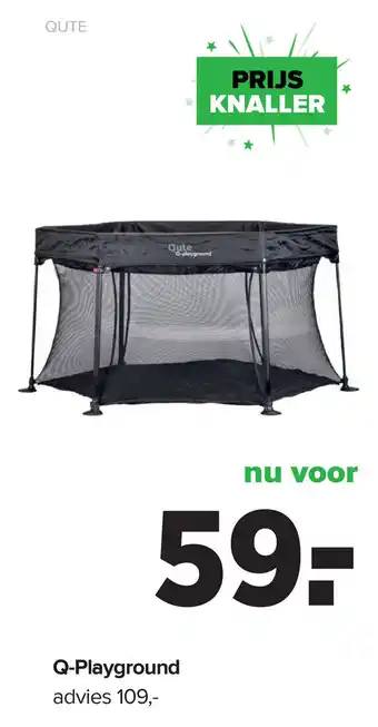 Baby-Dump Q-Playground aanbieding