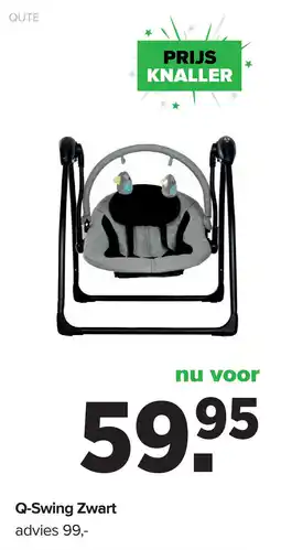 Baby-Dump Q-Swing Zwart aanbieding