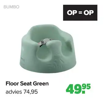 Baby-Dump Floor Seat Green aanbieding
