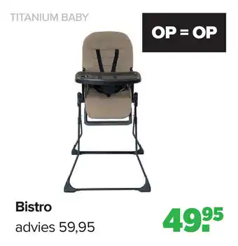 Baby-Dump Bistro aanbieding