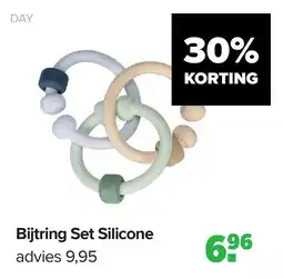 Baby-Dump Bijtring Set Silicone aanbieding