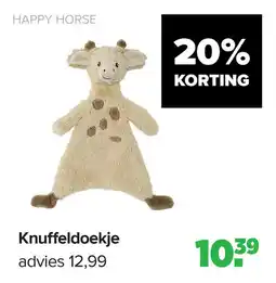 Baby-Dump Knuffeldoekje aanbieding
